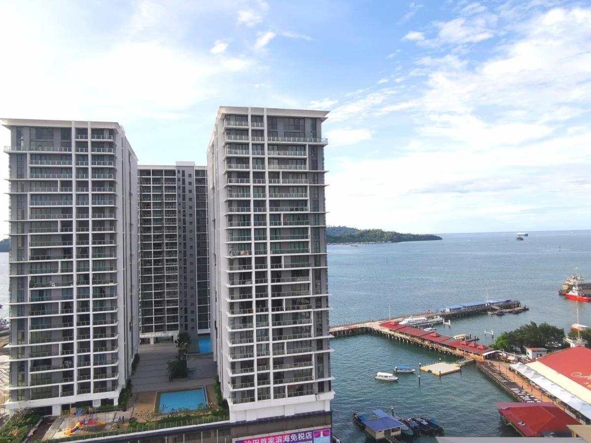 M Centro City Centre @ Gaya Street By Sunset Seaview Vacation Condos Kota Kinabalu Buitenkant foto